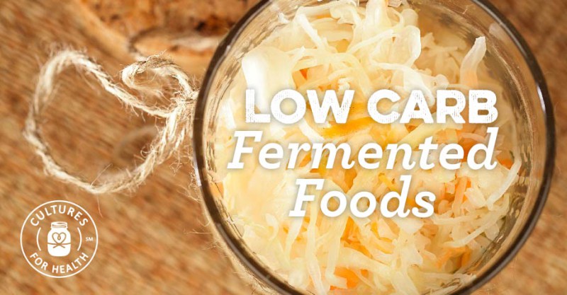 Alimentos fermentados low-carb para sua dieta