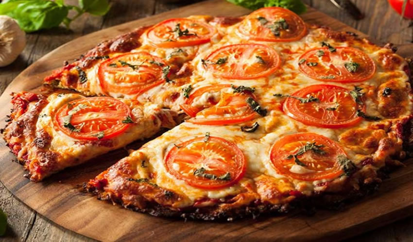 Receita de Pizza Vegetariana Low Carb 